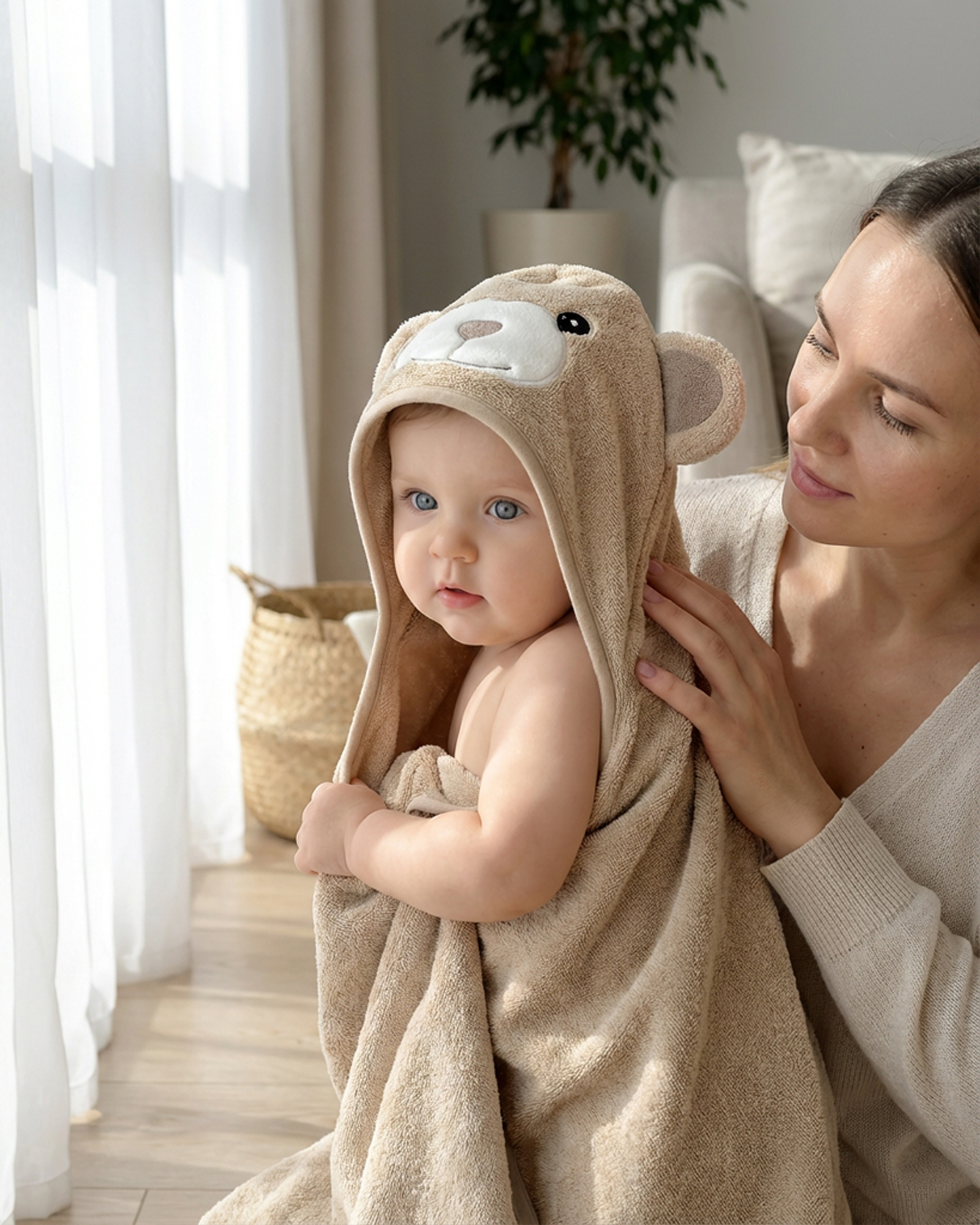 Post bath towel routine