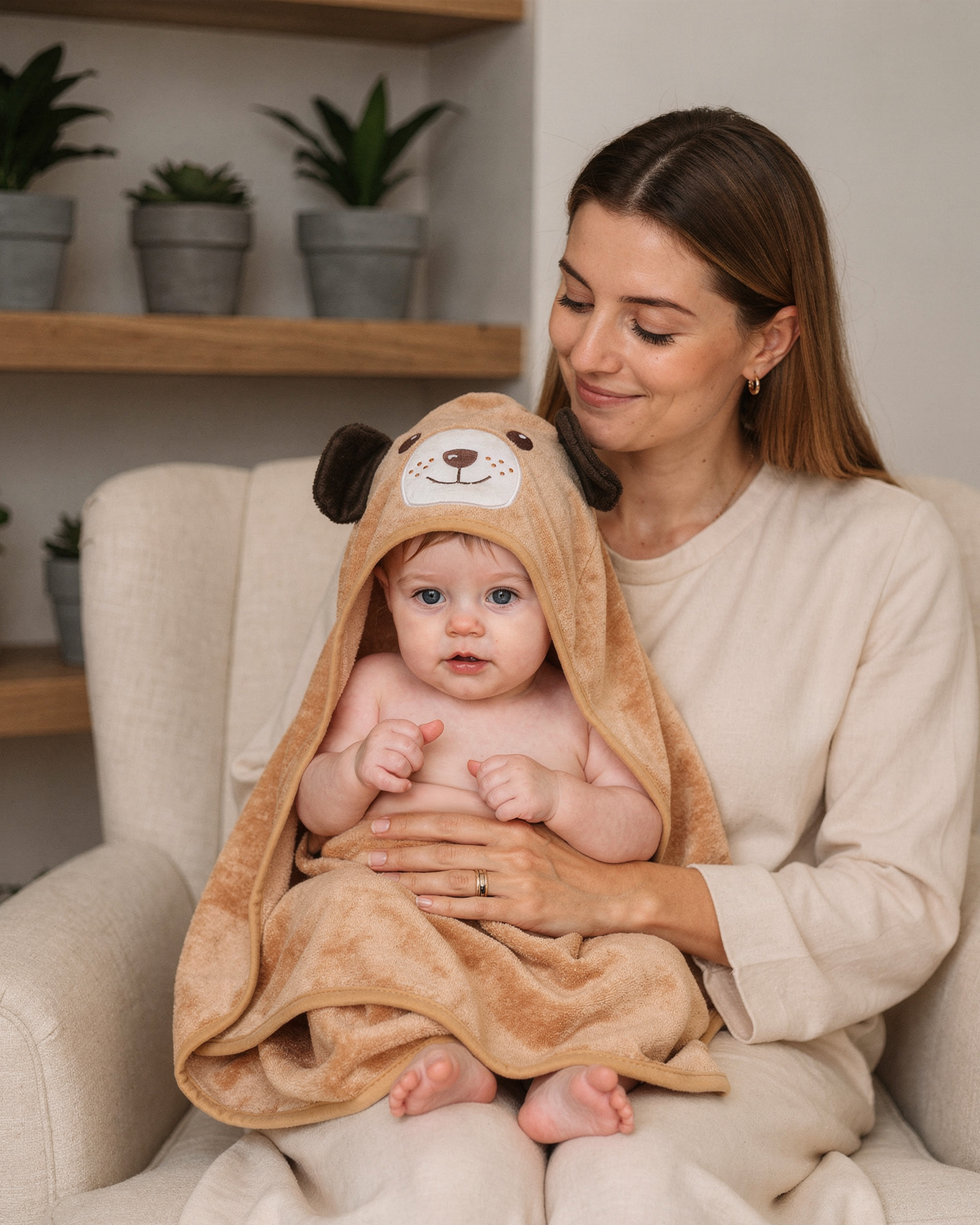 Mother and baby bath routine